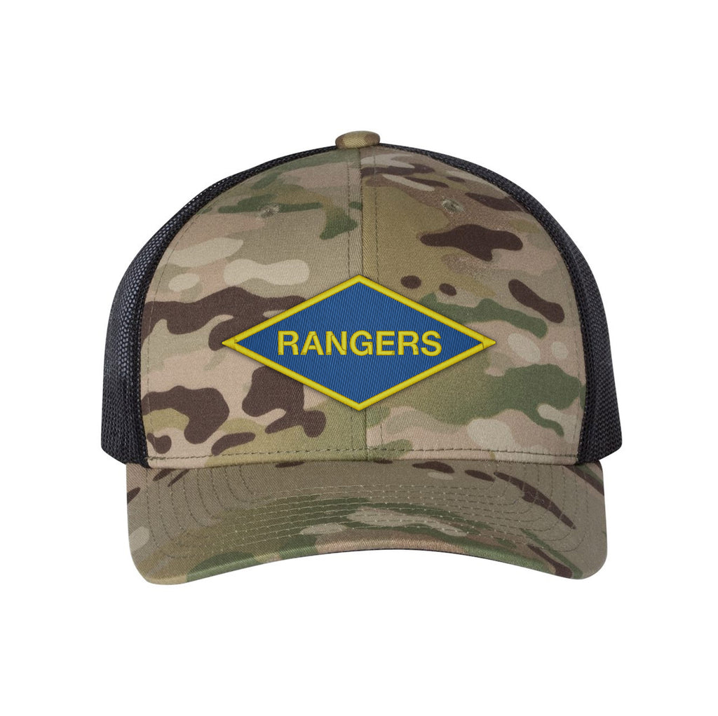 Ranger Diamond Embroidered Retro Trucker Hat