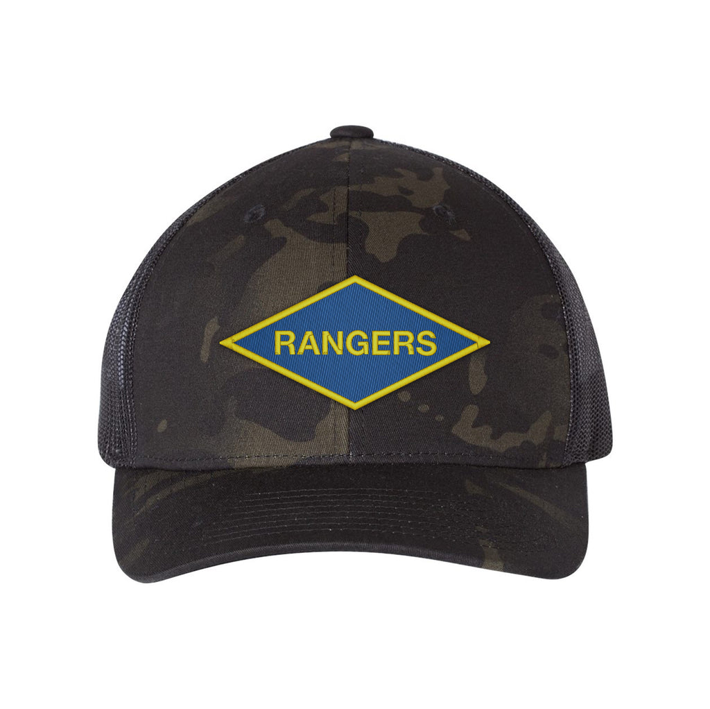 Ranger Diamond Embroidered Retro Trucker Hat