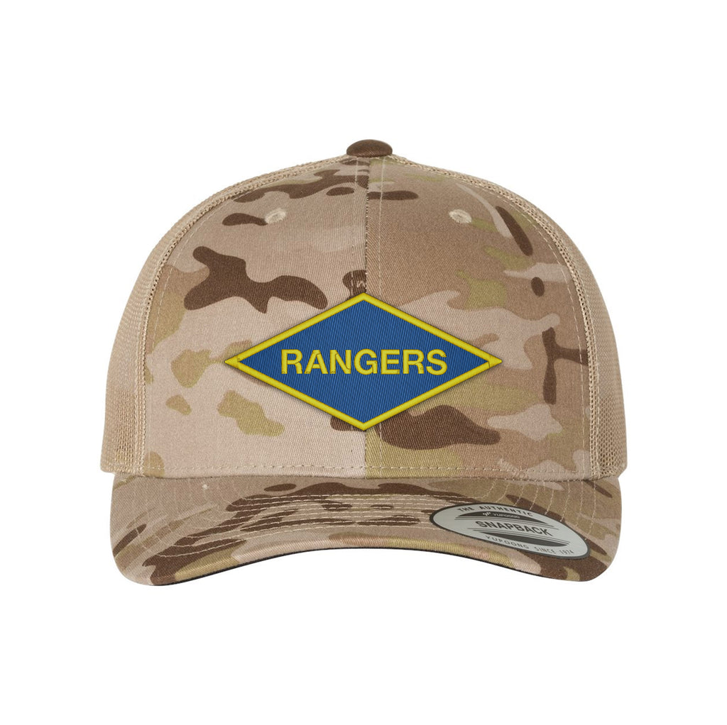 Ranger Diamond Embroidered Retro Trucker Hat