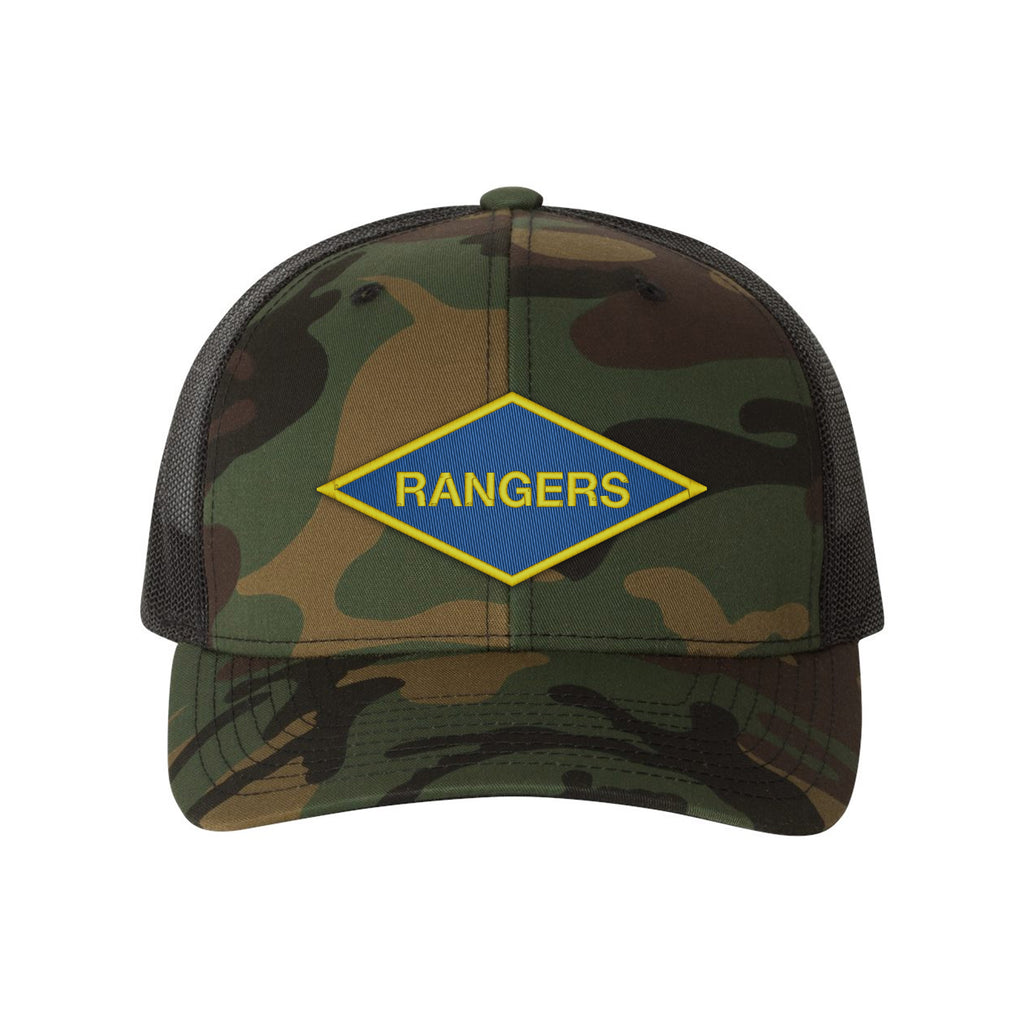 Ranger Diamond Embroidered Retro Trucker Hat