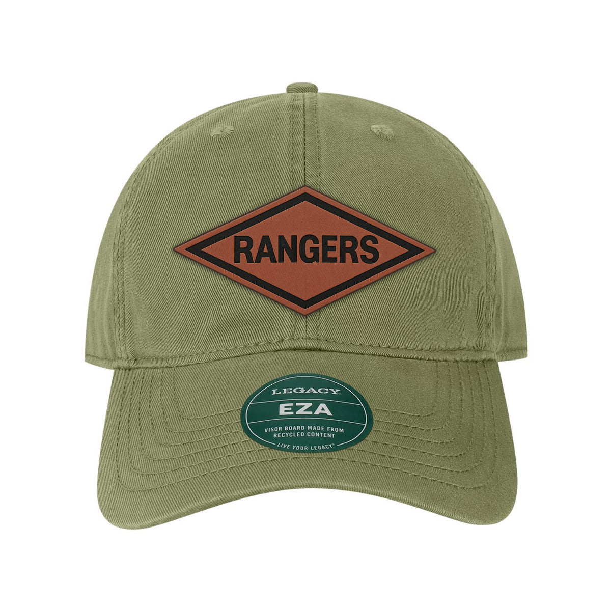 Ranger Diamond Leather Patch Twill Dad Hat