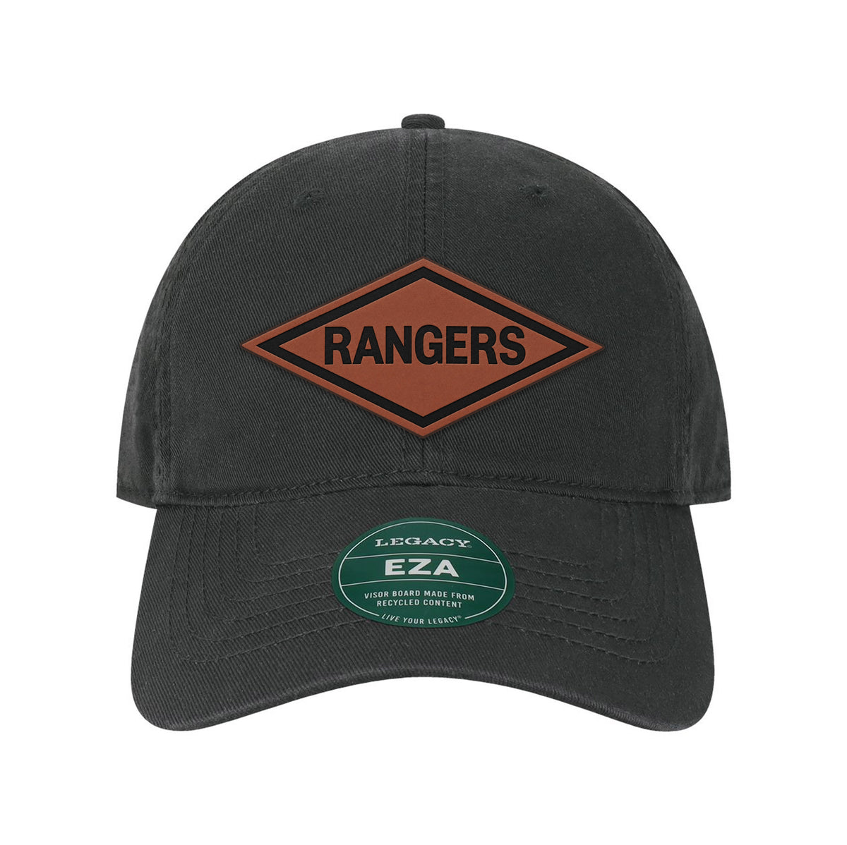Ranger Diamond Leather Patch Twill Dad Hat