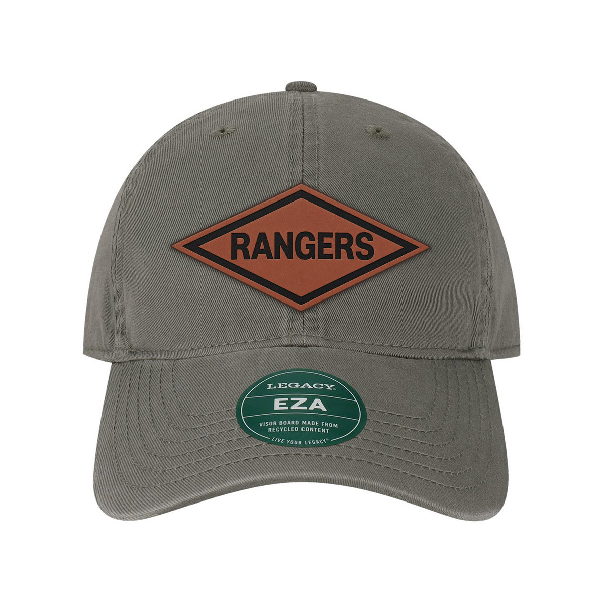 Ranger Diamond Leather Patch Twill Dad Hat