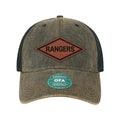 Ranger Diamond Leather Patch Old Trucker Hat