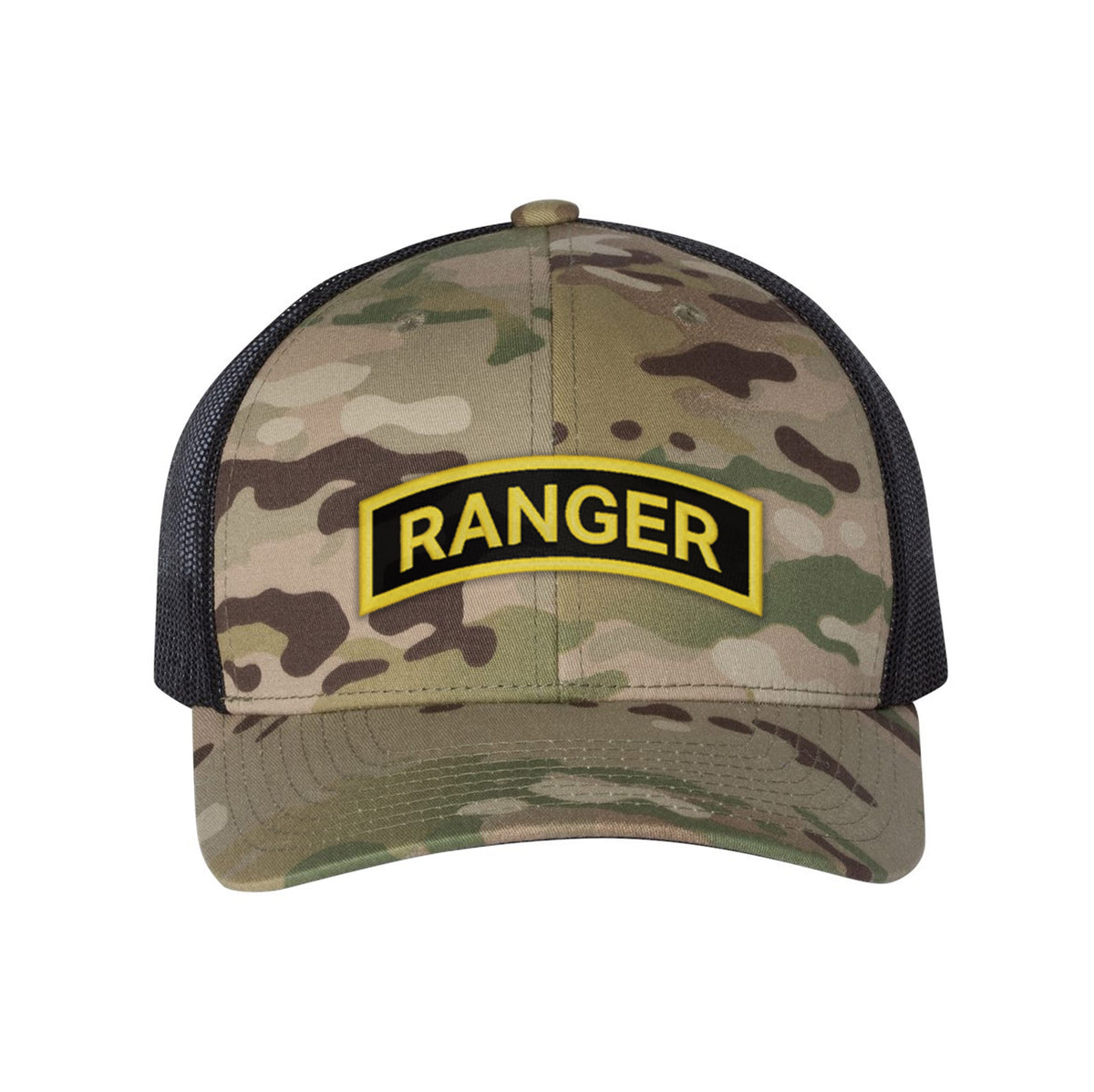 Ranger Tab Embroidered Retro Trucker Hat