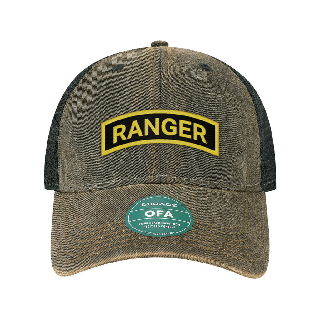 Ranger Tab Embroidered Old Trucker Hat