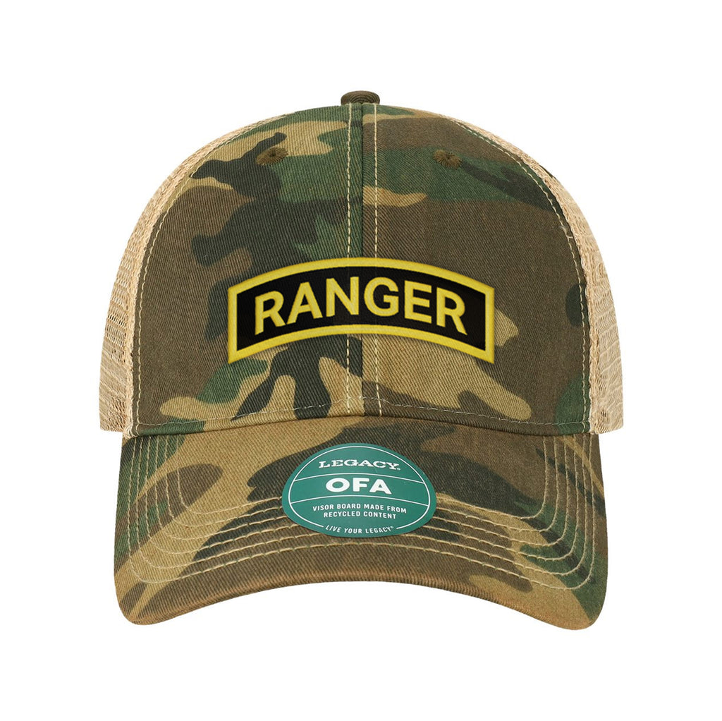Ranger Tab Embroidered Old Trucker Hat