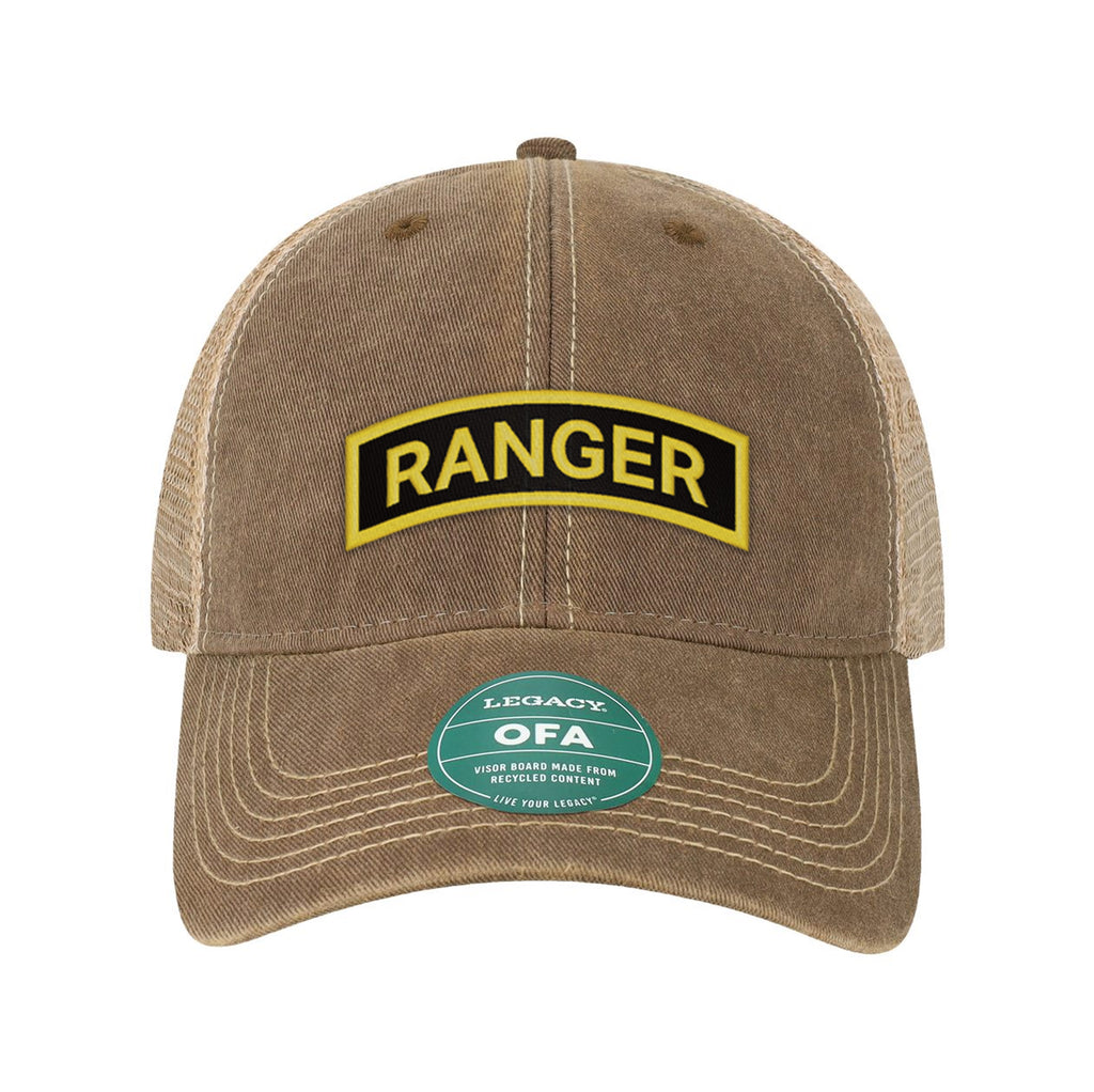 Ranger Tab Embroidered Old Trucker Hat
