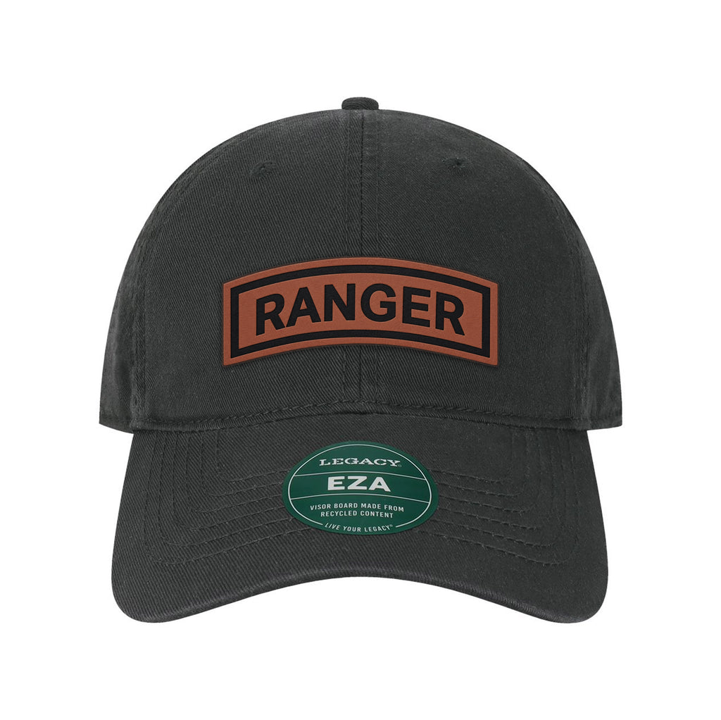 Ranger Tab Leather Patch Twill Dad Hat