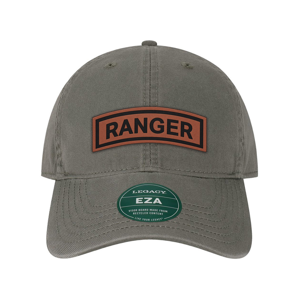 Ranger Tab Leather Patch Twill Dad Hat