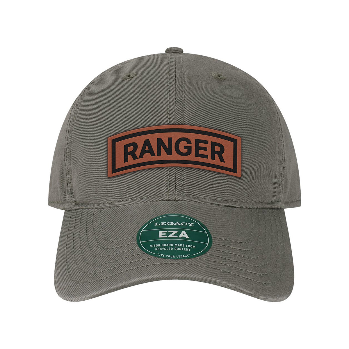 Ranger Tab Leather Patch Twill Dad Hat