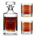 Ranger Diamond Laser Decanter Set