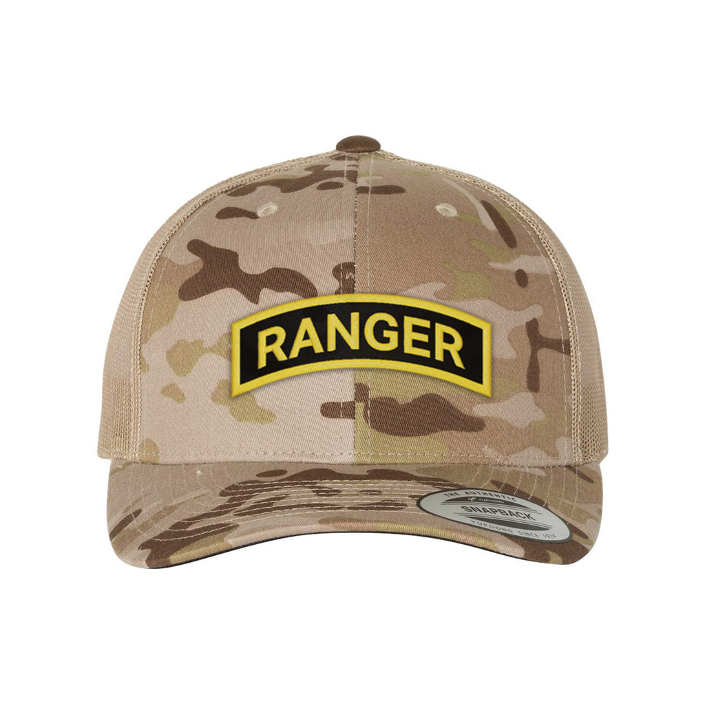Ranger Tab Embroidered Retro Trucker Hat