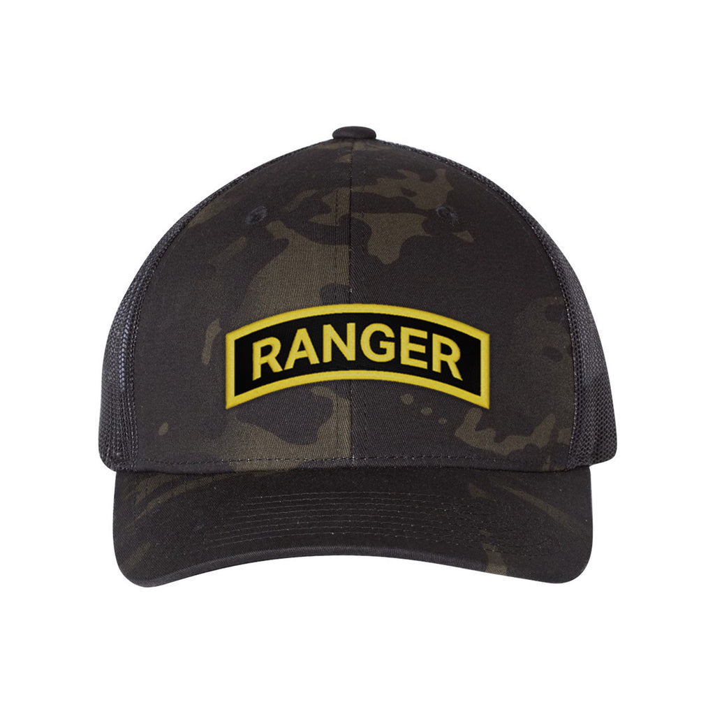 Ranger Tab Embroidered Retro Trucker Hat
