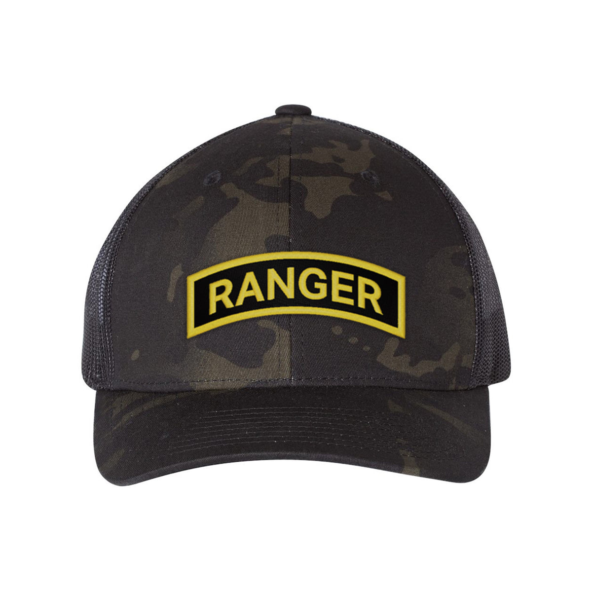 Ranger Tab Embroidered Retro Trucker Hat