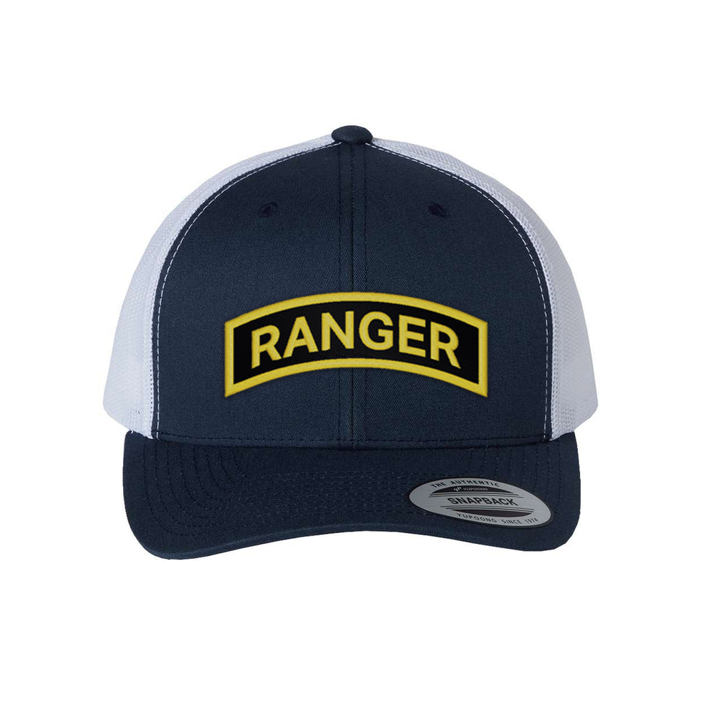Ranger Tab Embroidered Retro Trucker Hat