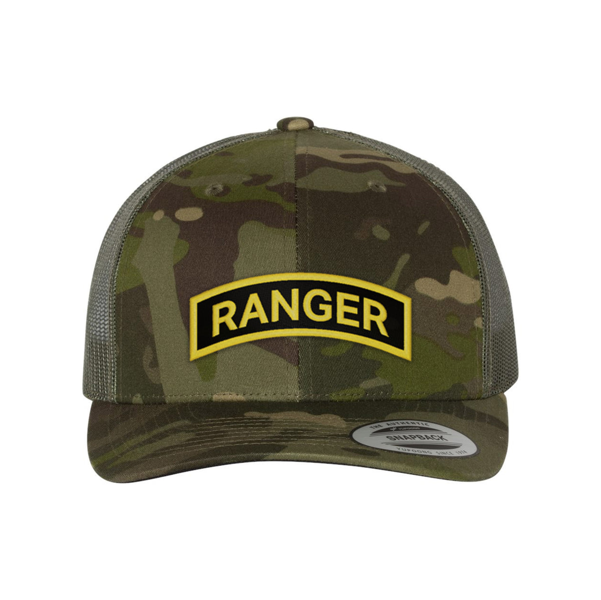 Ranger Tab Embroidered Retro Trucker Hat