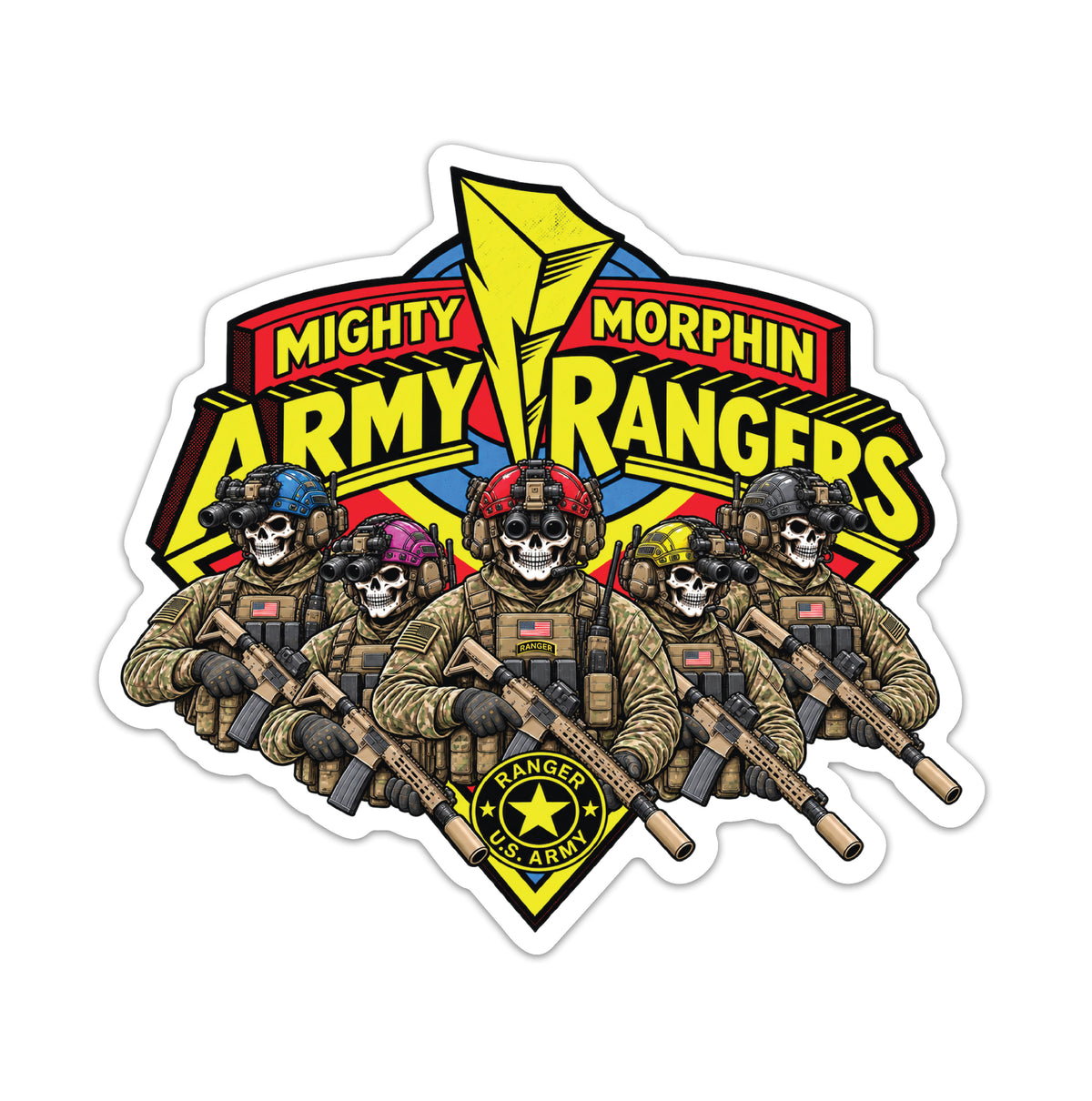 Power Ranger Sticker